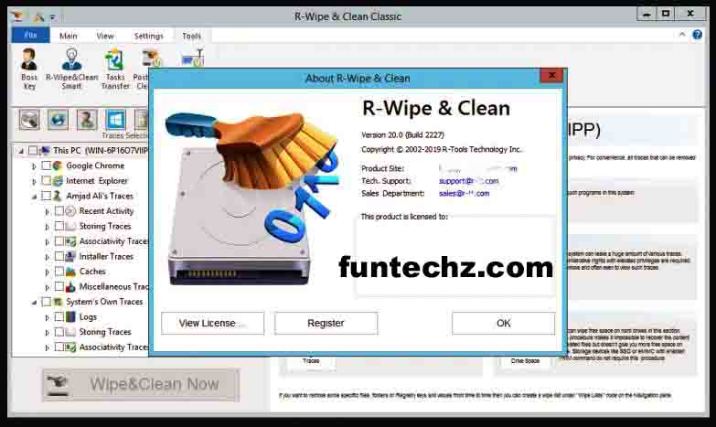 R-Wipe & Clean 20.0 Build 2252 Crack With Serial Key Download