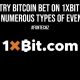 Try Bitcoin Bet on 1xBit on Numerous Types of Events