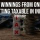 Are Winnings from Online Betting Taxable in India